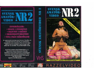 Sv. Amatörvideo  Nr  2  Instick  VHS